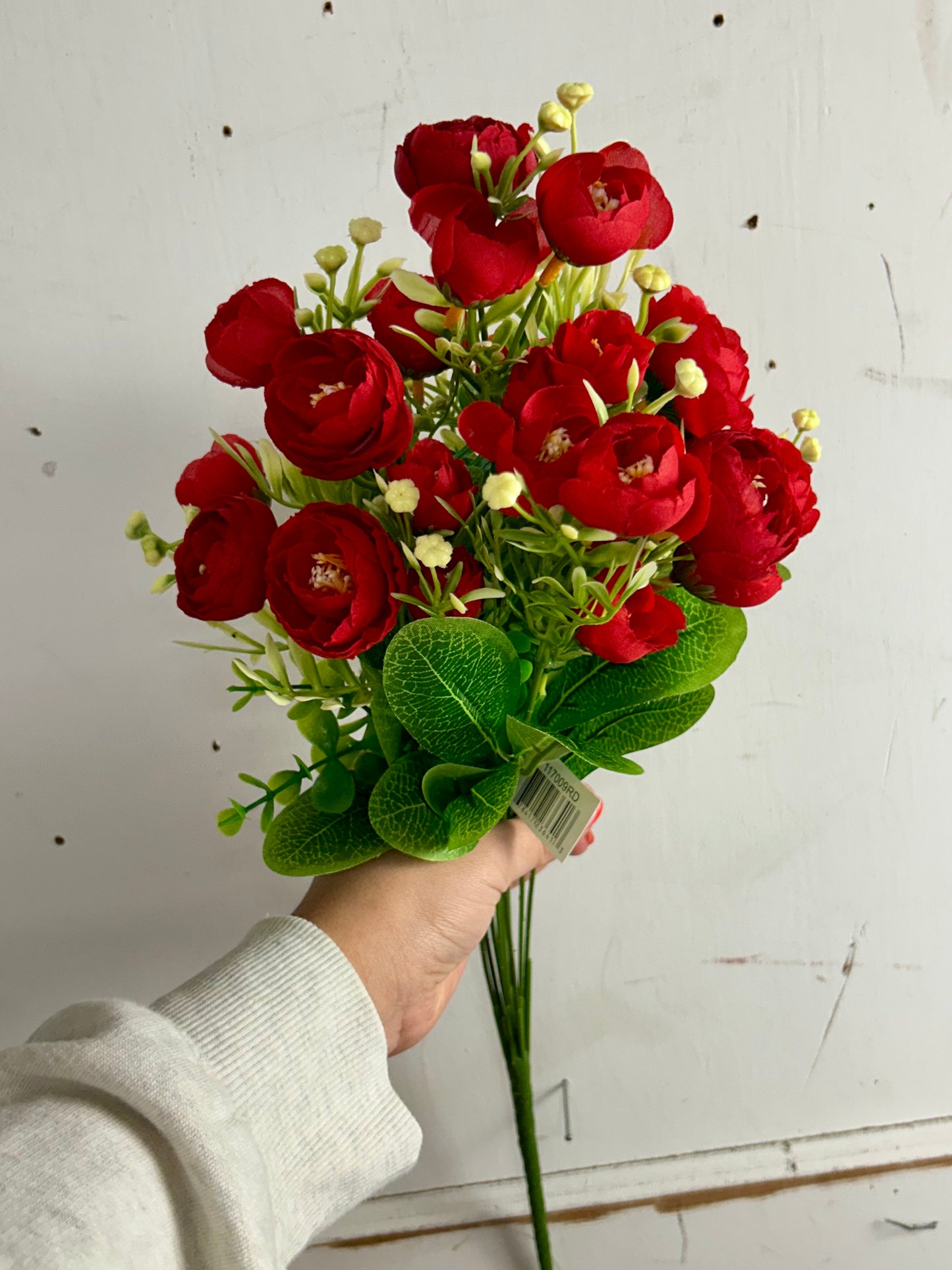 Red Mini Ranunculus Bush