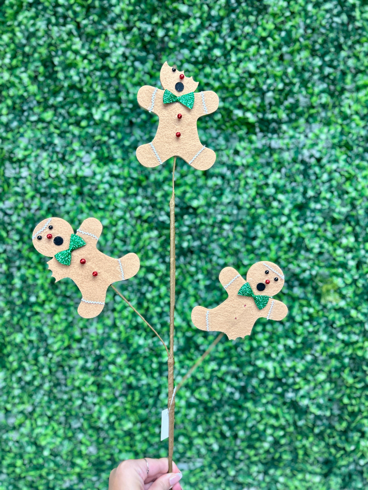 30 Inch Bitten Gingerbread Men Pick