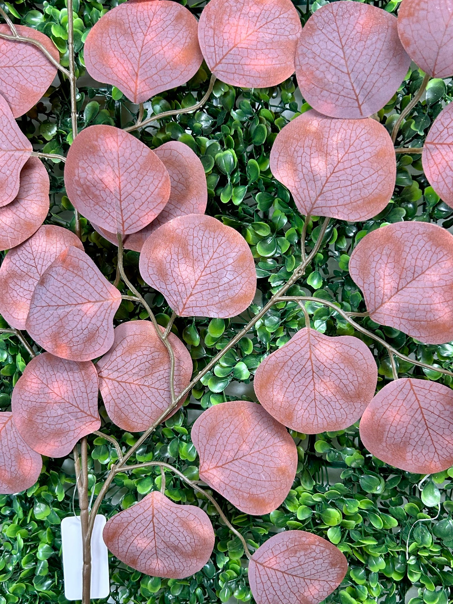 27 Inch Brown And Grey Apple Leaf Spray