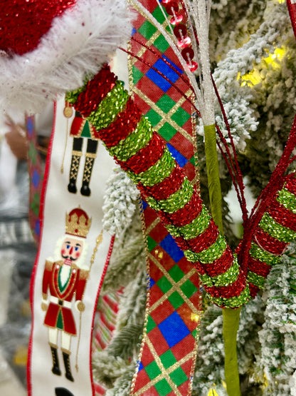 29.5 Inch Red And Green Elf Leg Spray