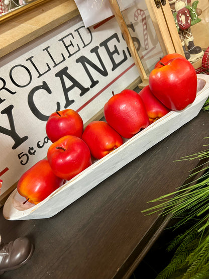 19.5 Inch White Dough Bowl