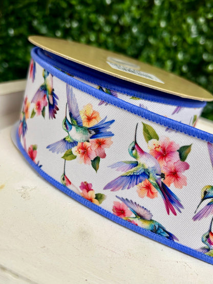 2.5 Inch By 10 Yard Hummingbird Ribbon