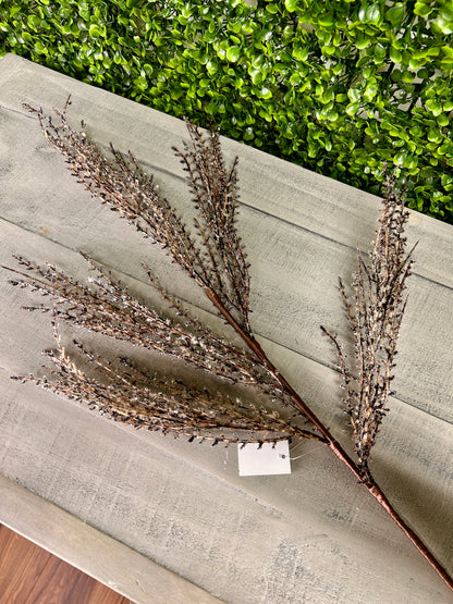 31 Inch Natural Ice Pampas Spray