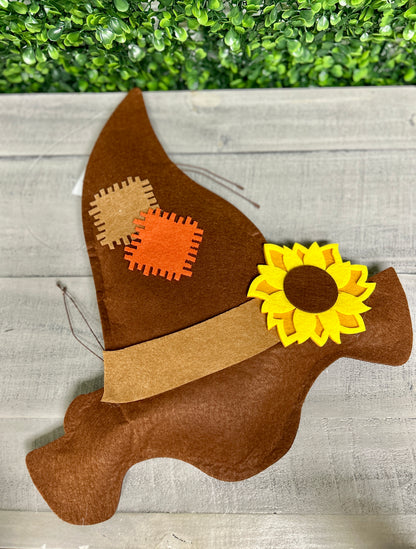 14 Inch Felt Scarecrow Hat