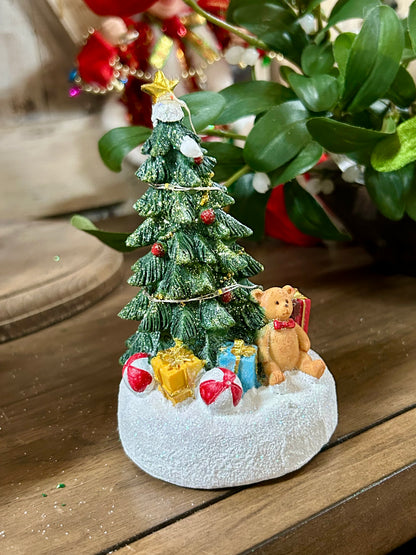4.92 Inch Battery Operated Lighted Holiday Tree Three Styles