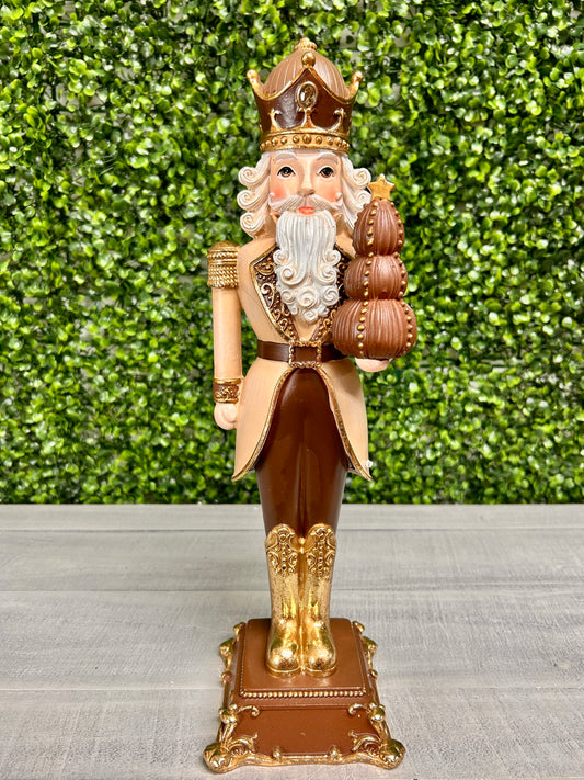 15 Inch Le Chocolate Nutcracker With Dessert