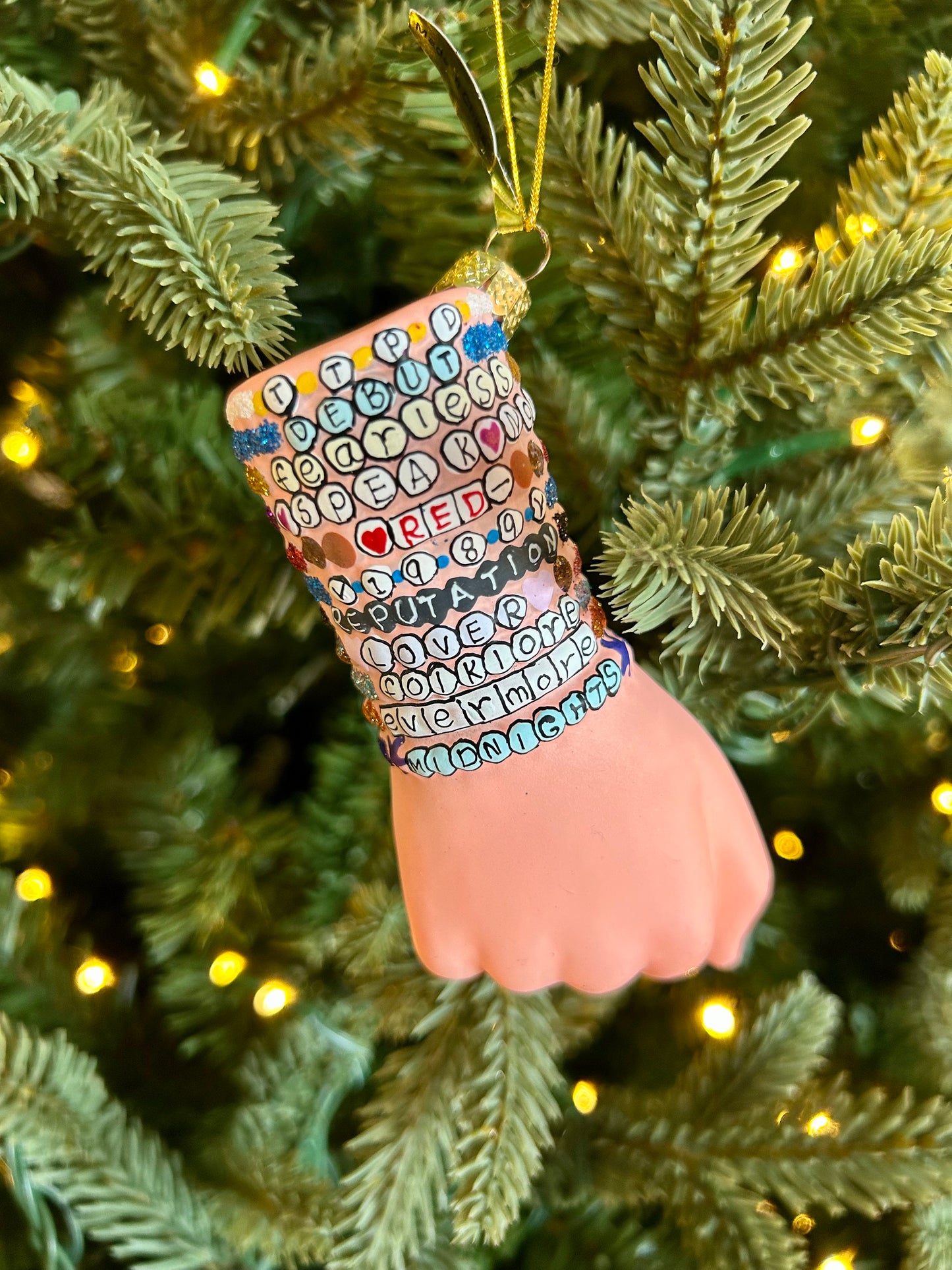 Swifty Friendship Bracelets Ornament