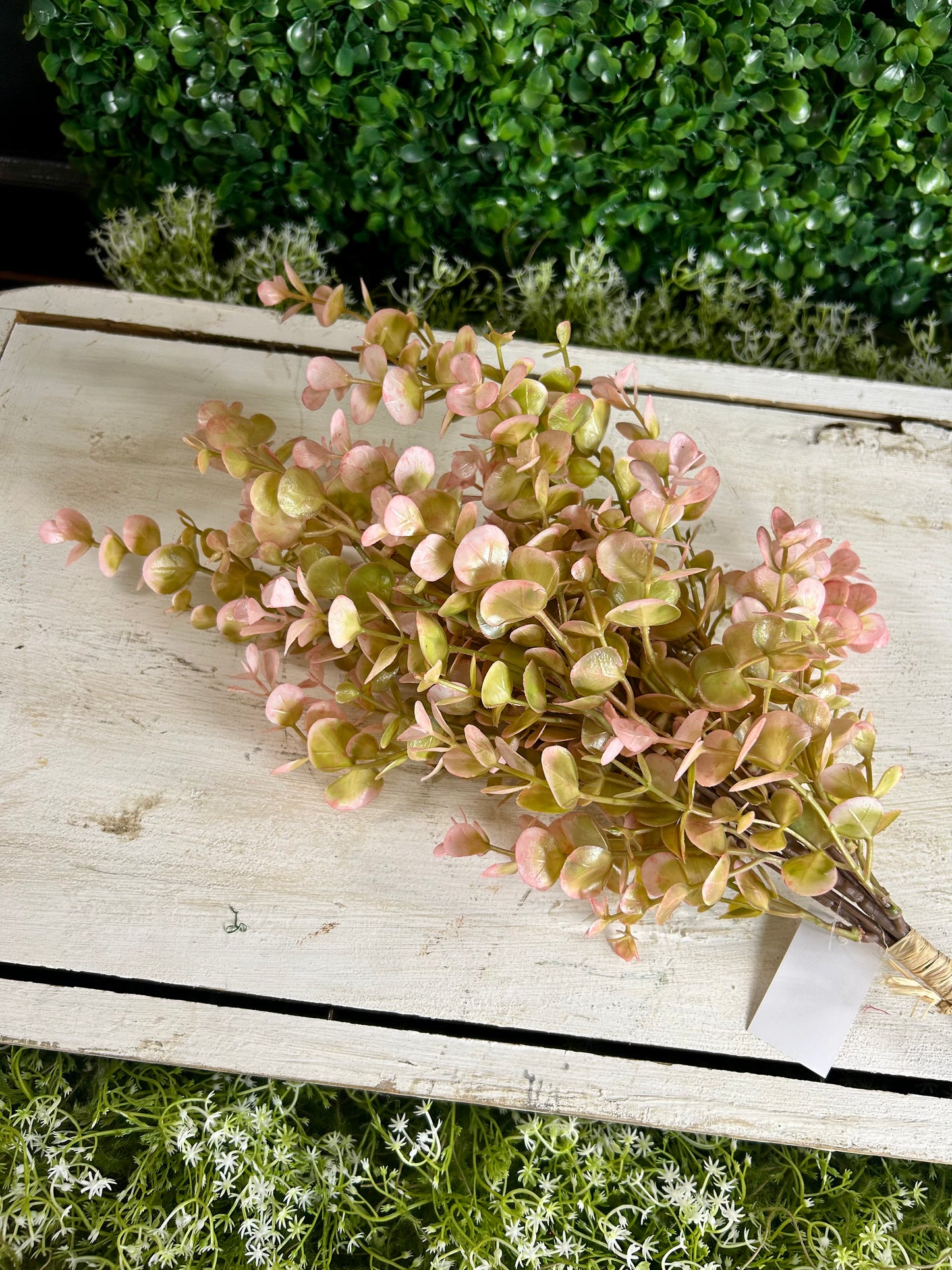 21 Inch Pink And Green Eucalyptus Bundle