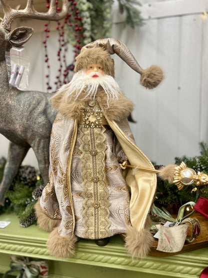 30 Inch Versailles Fabric Santa
