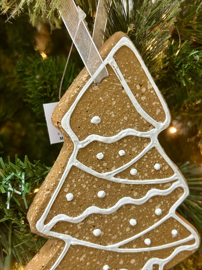 8 Inch Jumbo Gingerbread Ornament Three Styles