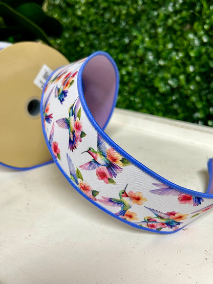 2.5 Inch By 10 Yard Hummingbird Ribbon