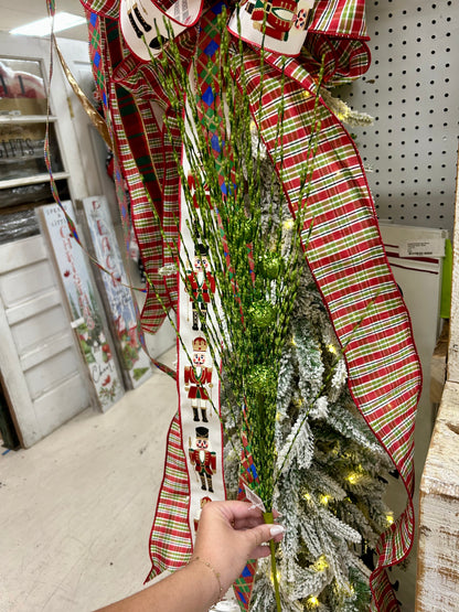 33 Inch Green Ball Pine Spray