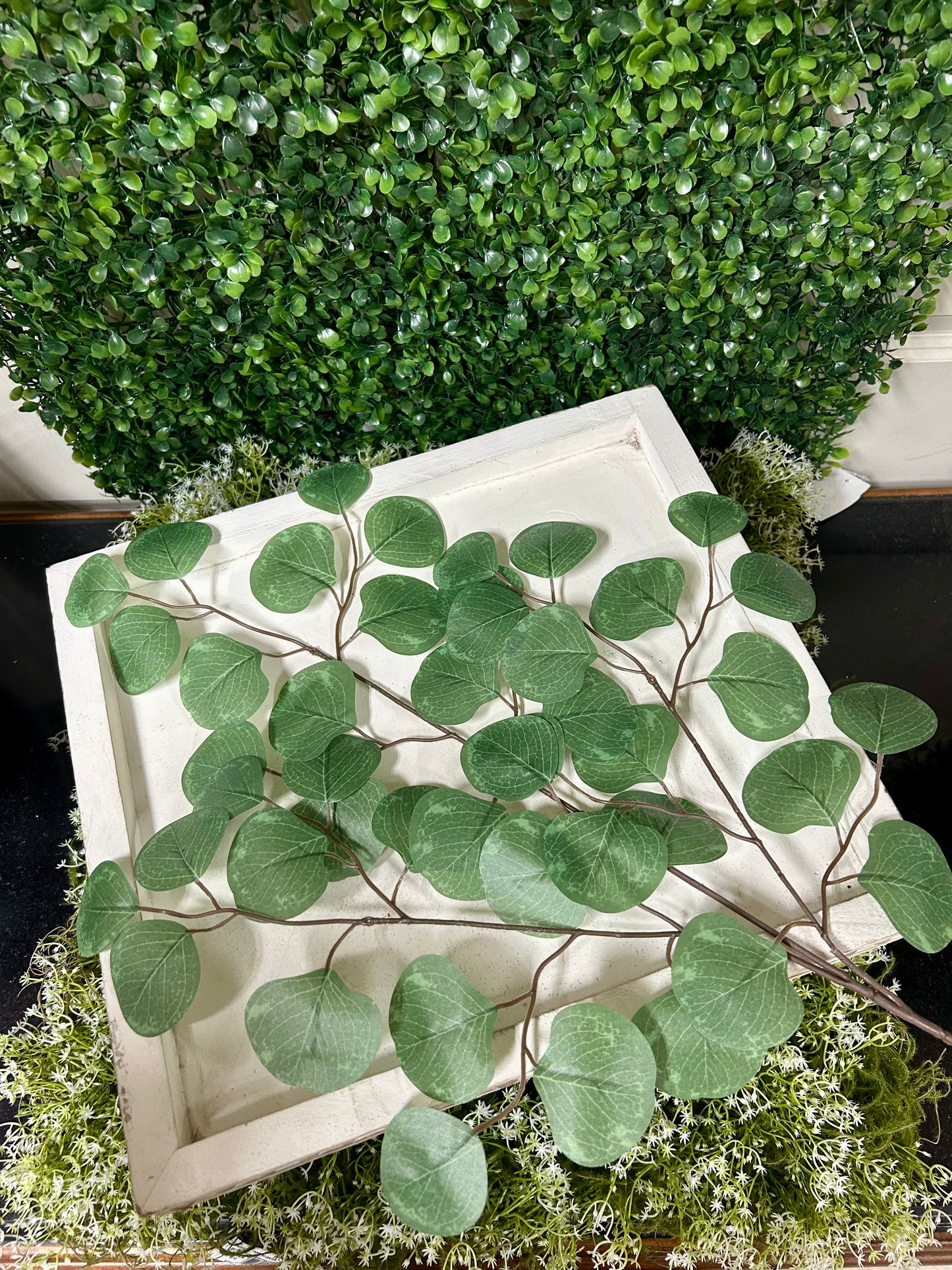 27 Inch TT Green Apple Leaf Spray