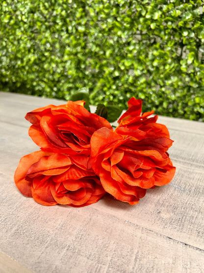15 Inch Rust Rose Bush