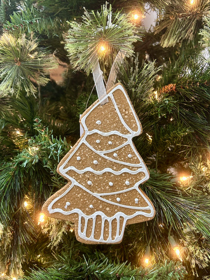 8 Inch Jumbo Gingerbread Ornament Three Styles