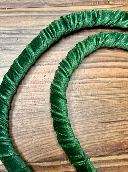 48 Inch Green Velvet Roping