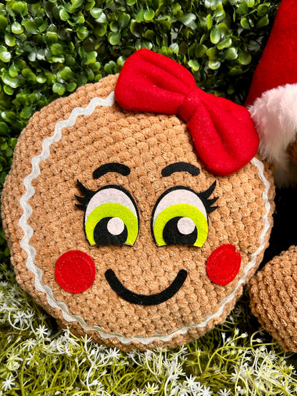 21 Inch Four Piece Gingerbread Girl Decor Kit