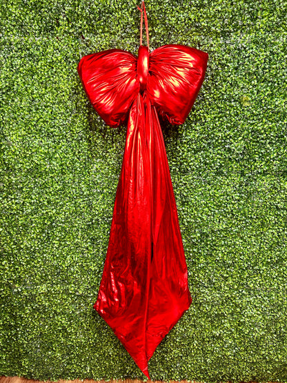 63.8 Inch Red Bow Tie