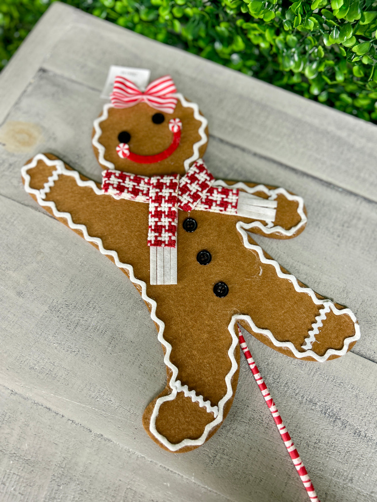 19.5 Inch Holiday Gingerbread Man Pick Two Styles