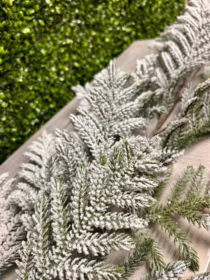 72 Inch Snow Pine Garland