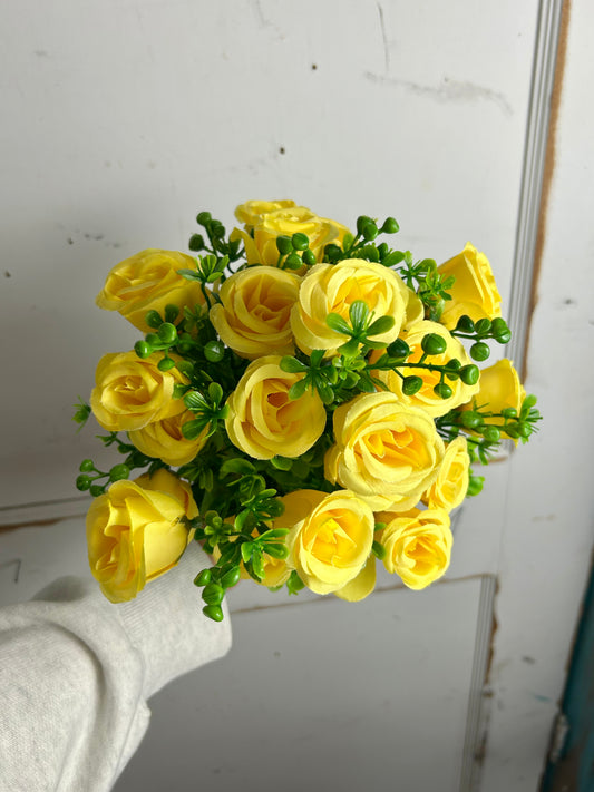 Yellow Rose Bud Bush