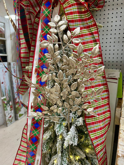 24 Inch Champagne Mini Leaf Spray