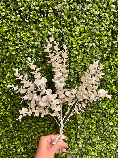 18 Inch White Eucalyptus Bush