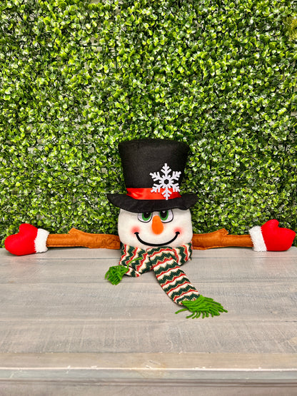 3 Piece 17 Inch Traditional Snowman Decor Kit