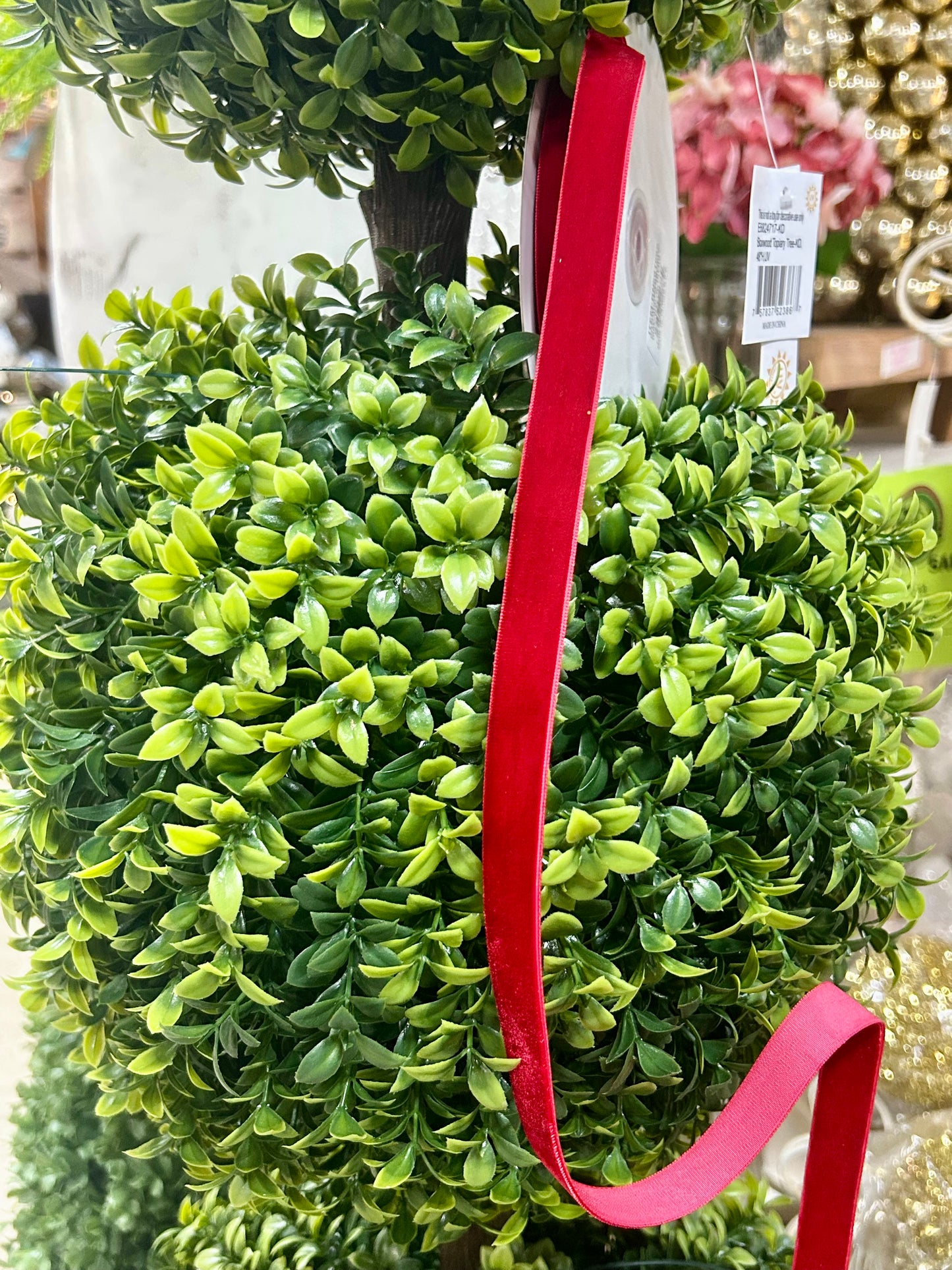 5/8 Inch By 10 Yard Unwired Cranberry Woven Velvet Ribbon