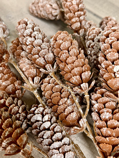 26 Inch Pinecone With Ice Bundle