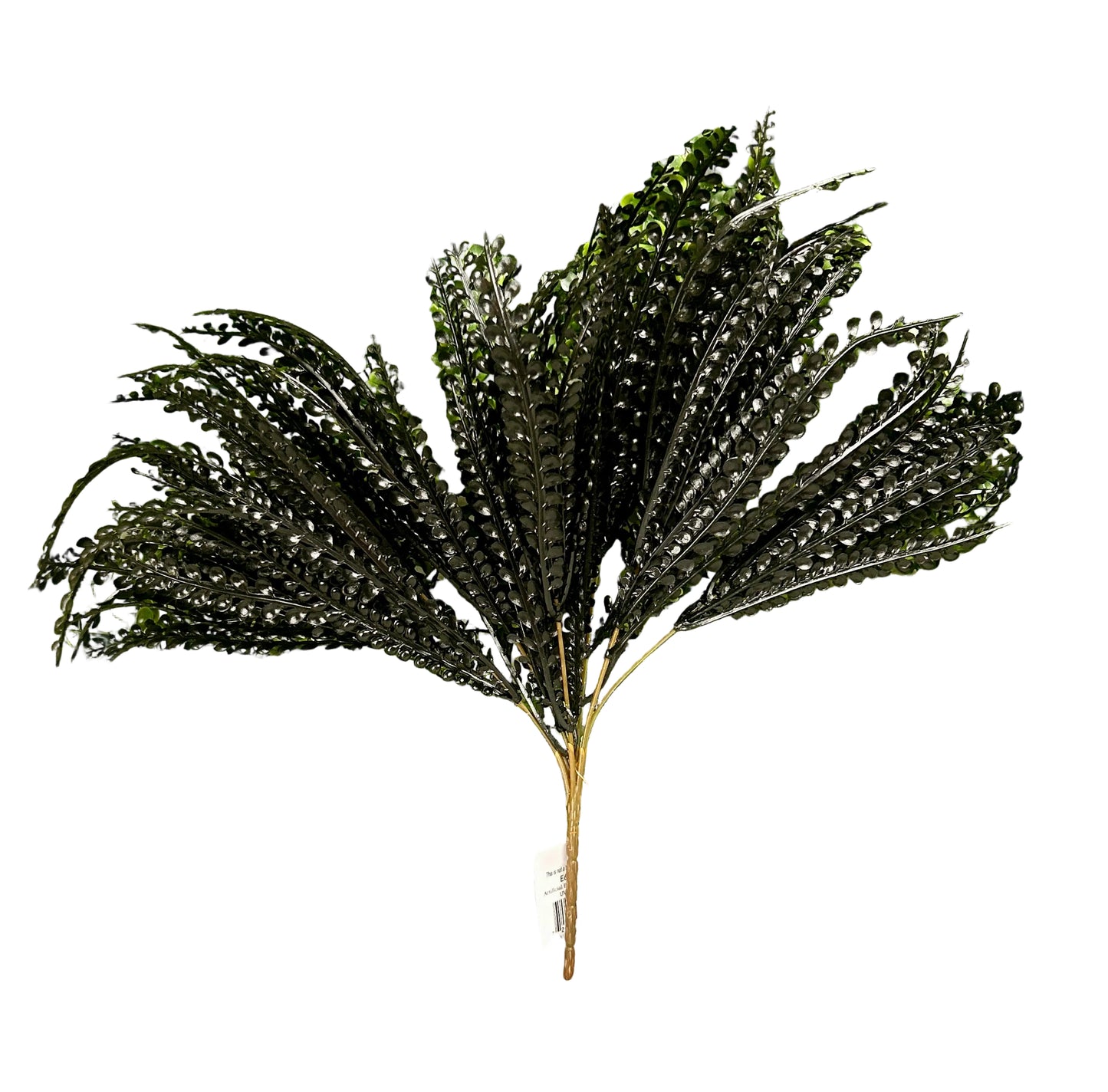 15 Inch Black Bead Grass Bush