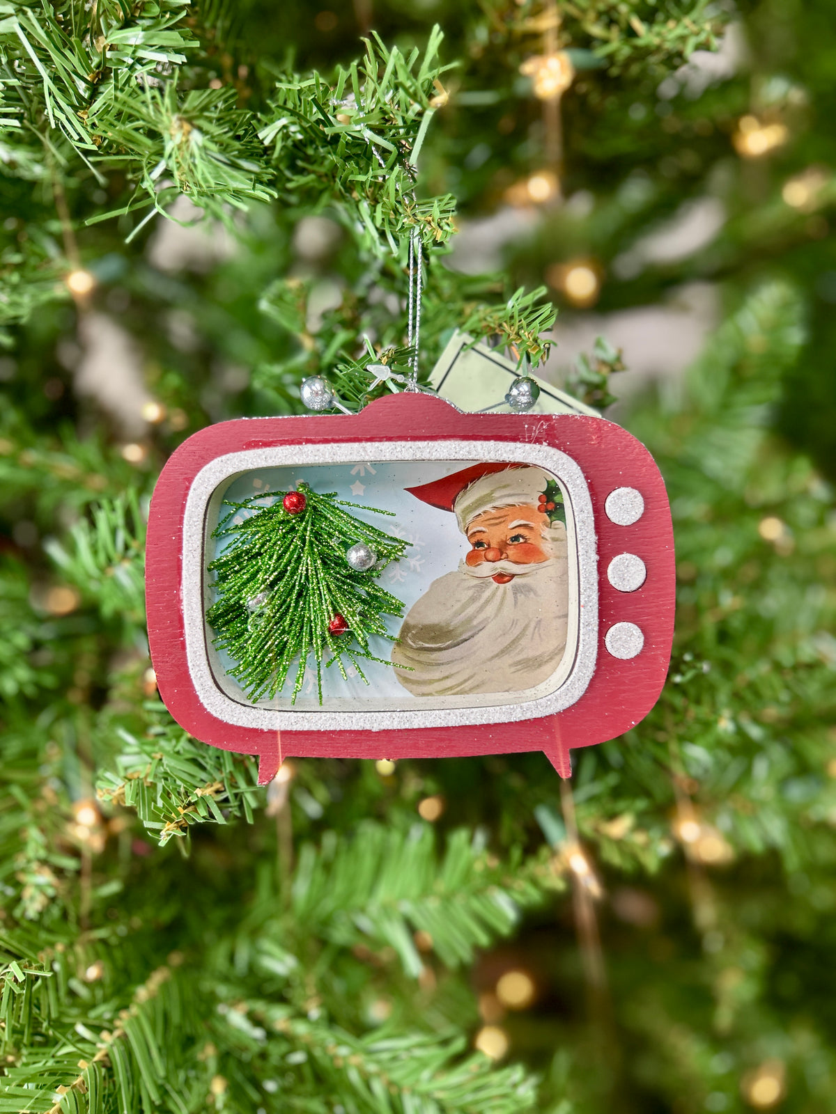 5.5 Inch Retro TV Ornament Two Styles
