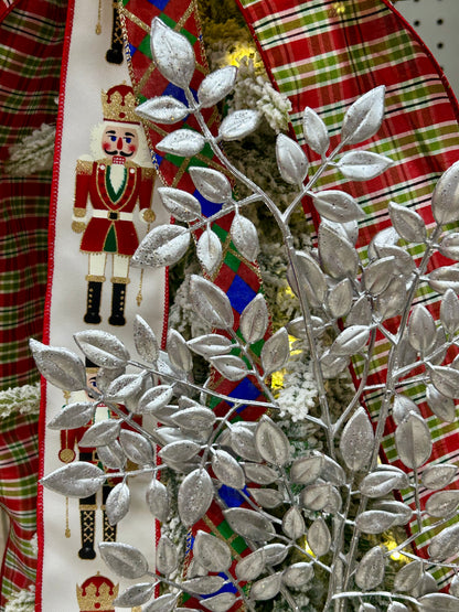 24 Inch Silver Mini Leaf Spray