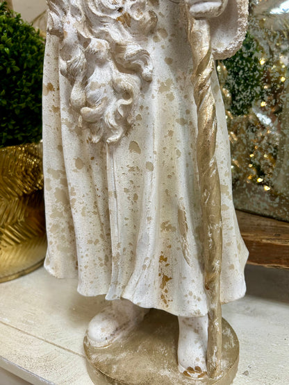 25 Inch Santa Holding Reindeer Scepter