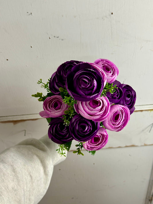 Purple And Lavender Ranunculus Bush