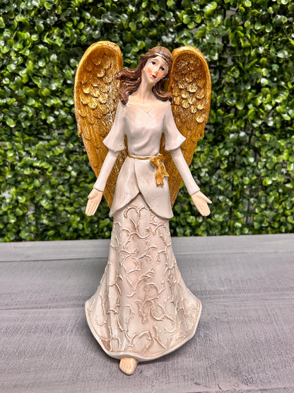 10 Inch Standing Resin Angels Three Assorted