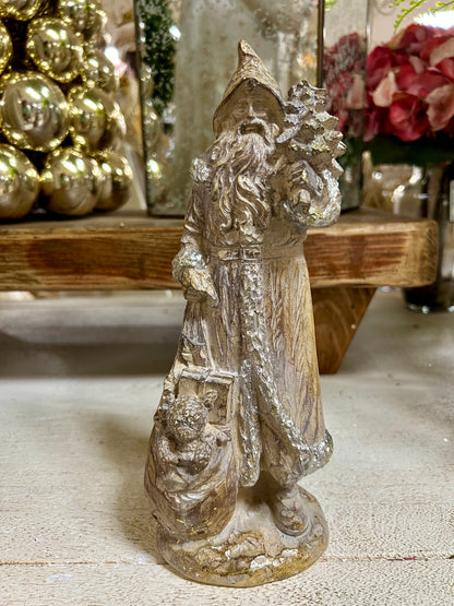 9.65 Inch Resin Holiday Santa Two Styles