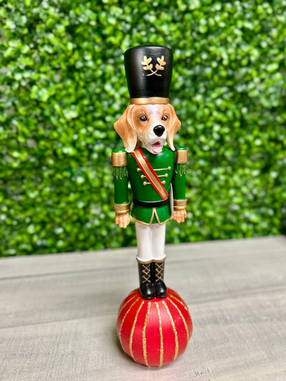 11.8 Inch Cocker Spaniel Nutcracker Resin Décor