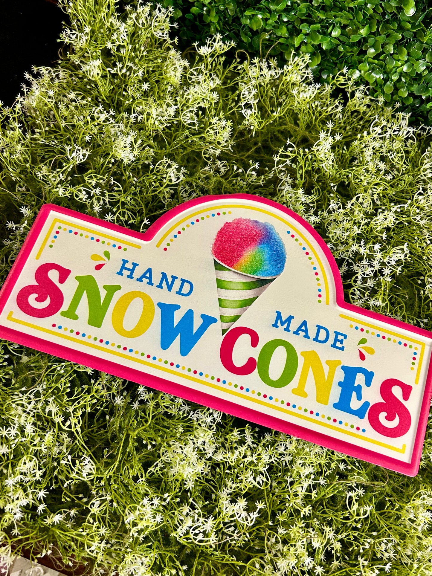 15 Inch Snow Cones Street Sign