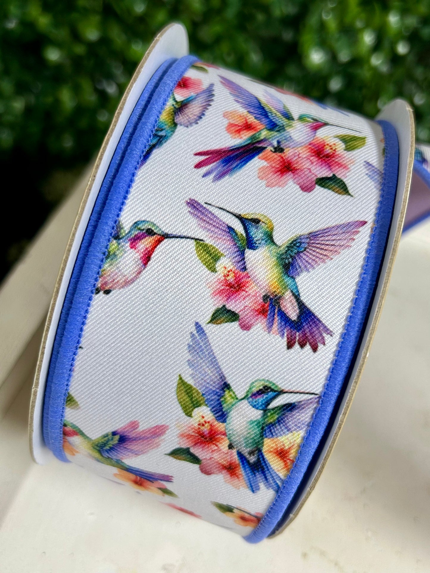 2.5 Inch By 10 Yard Hummingbird Ribbon