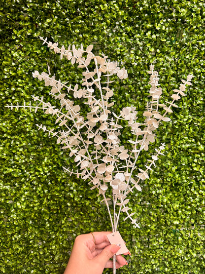 29 Inch White Eucalyptus Bush