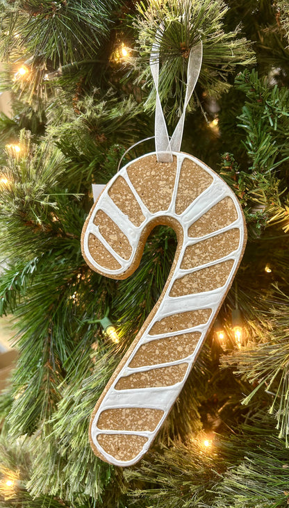 8 Inch Jumbo Gingerbread Ornament Three Styles