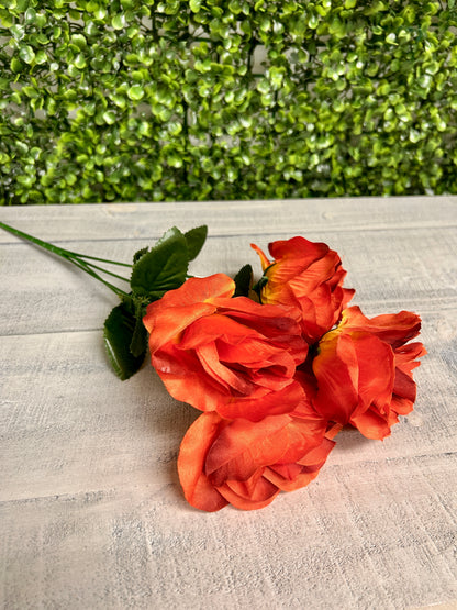 15 Inch Rust Rose Bush