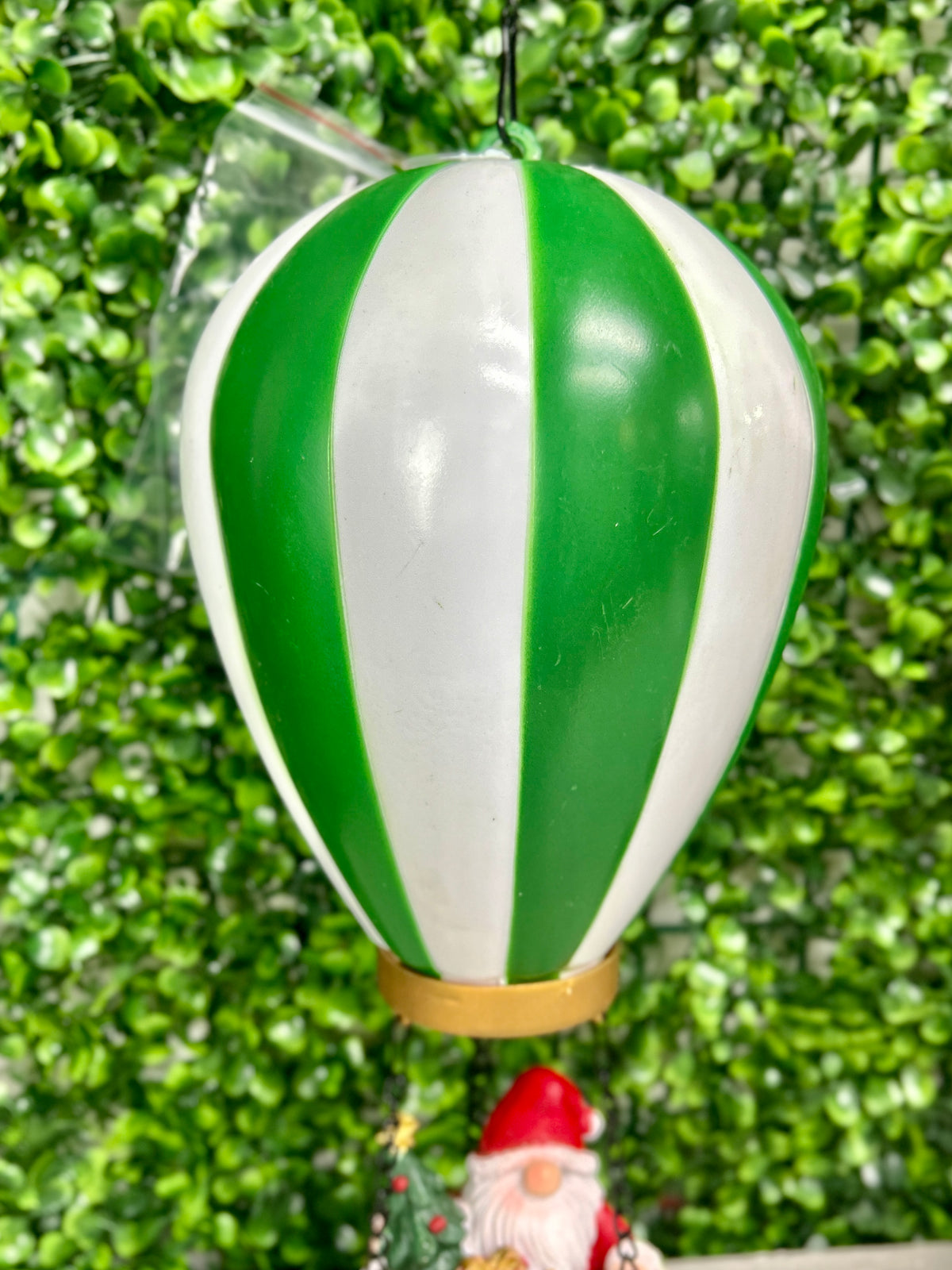 23.2 Inch FireGlow Lighted Holiday Hanging Hot Air Balloon With Timer Three Styles