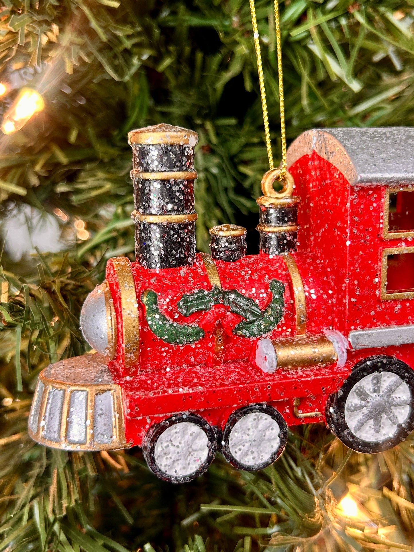 3 Inch Holiday Train Ornament