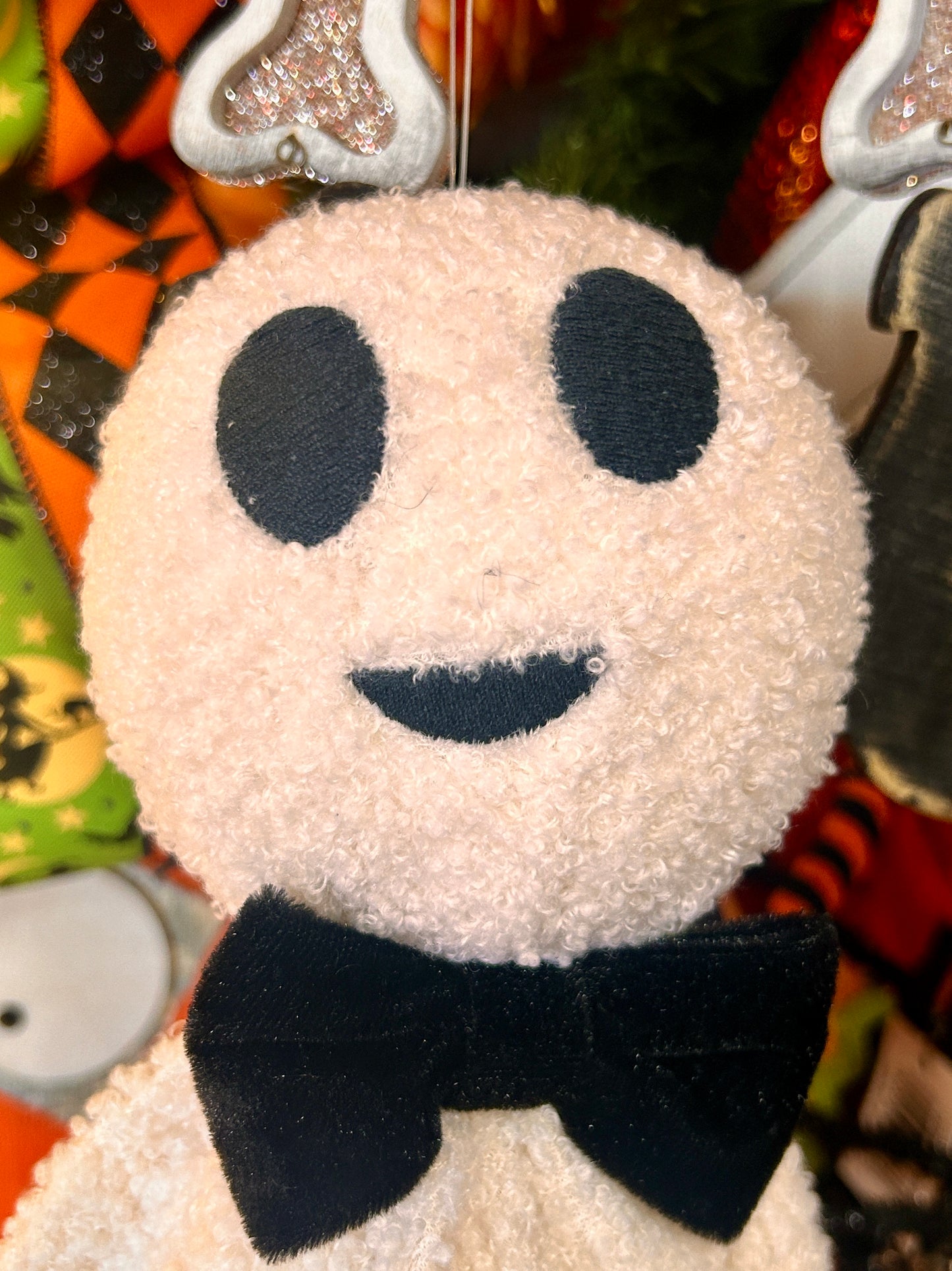 12.5 Inch Hanging Black And White Ghost