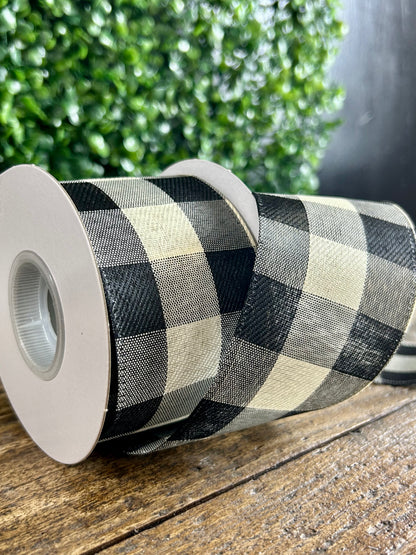 2.5 Inch By 10 Yard Country Buffalo Gingham Ribbon