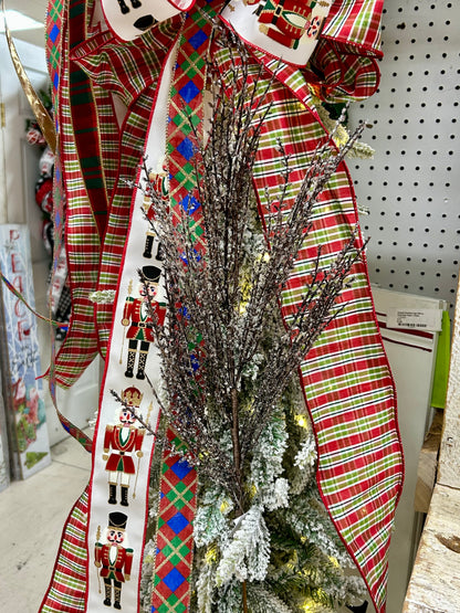 31 Inch Natural Ice Pampas Spray