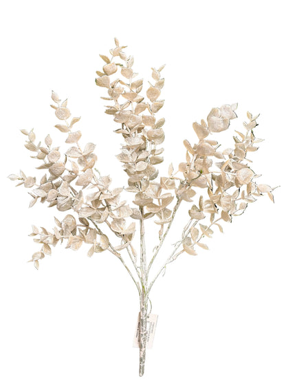 18 Inch White Eucalyptus Bush