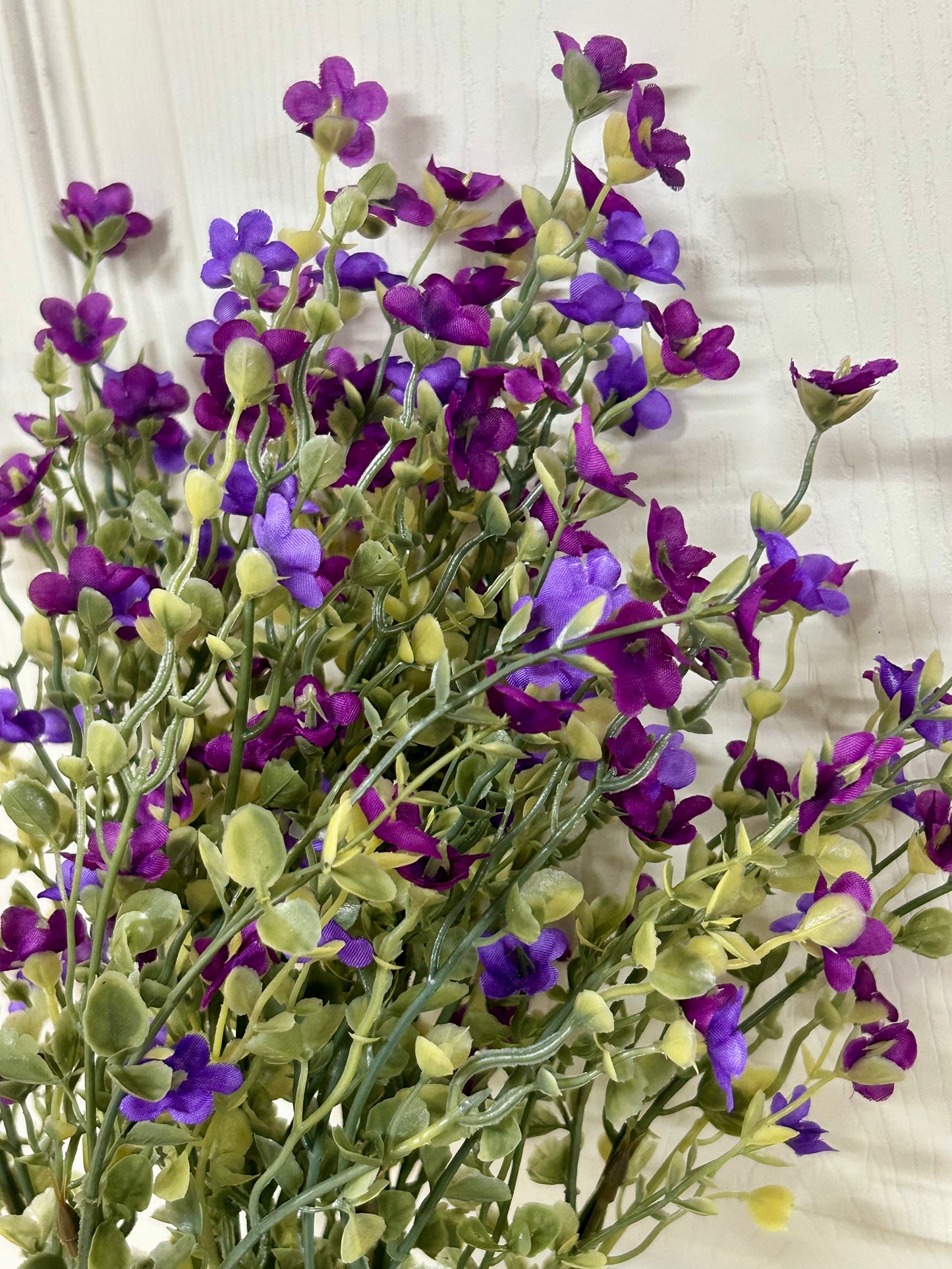 19.5 Inch Purple Wax Flower Bush